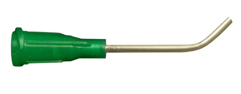 Jensen Global JG14-0.5X-45 IT Series 45° Dispensing Tips, 14-Gauge, 0.5", Olive (Box of 50)