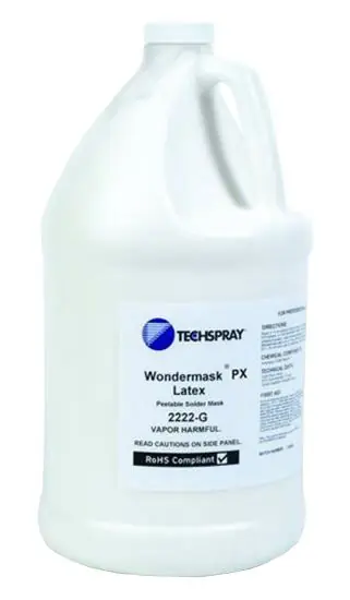 TechSpray 2222-G WonderMASK® PX Peelable Solder Mask, 1 Gallon Bottle