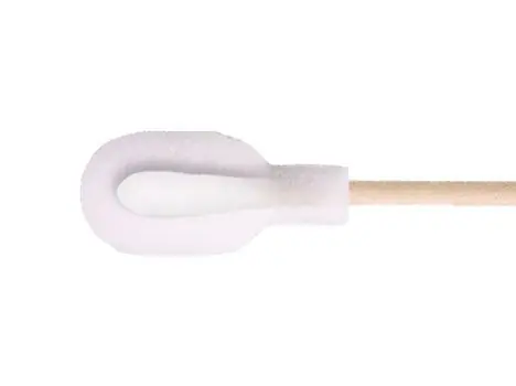 Chemtronics 43170 Coventry™ 4000 Series Sealed Foam Over Cotton Swabs with Wood Handle, 6" OAL (Bag of 500)