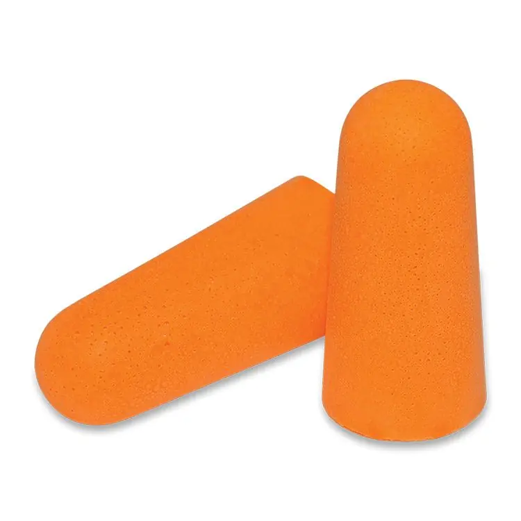 Bullhead Safety® Polyurethane Foam Disposable Ear Plugs (Box of 200 Pair)