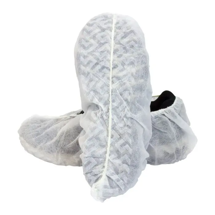 Safety Zone M21WSZ-300-XL Polypropylene Shoe Covers with Tread, White, X-Large (Case of 25)
