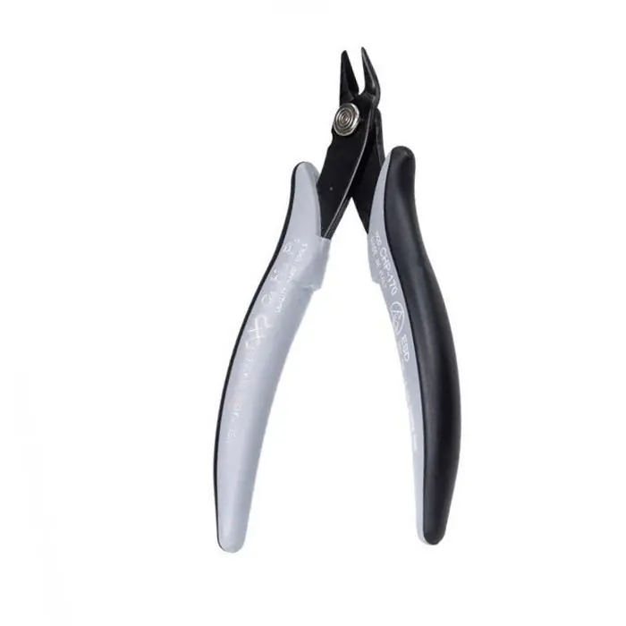 CHP CHP-170-D Micro Tapered Head Very Sharp Flush Wire Stripping Cutter with Dissipative Handles