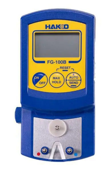 Hakko FG100B ESD-Safe Digital Solder Tip Thermometer with Calibration Certificate