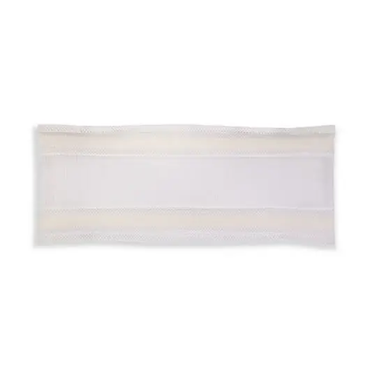Foamtec FS879SH19 PharmaMOP® GO Sahara+ DrySAT™ Ribbed Microfiber/Polyester Mop Head, 10% IPA, 5" x 13" (Bag of 5)