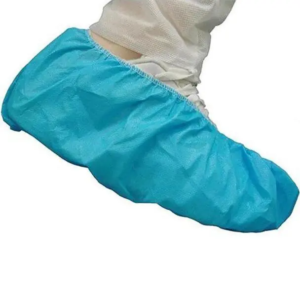 Epic 514673 Polypropylene Shoe Covers with Skid Resistant Bottom, Blue (Case of 300)