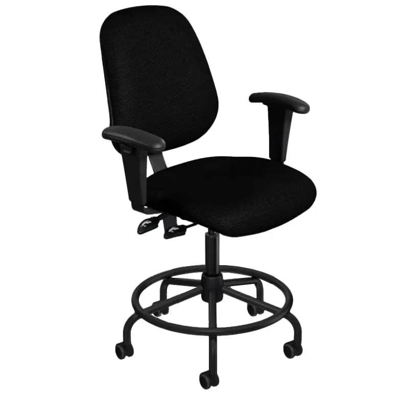 BioFit Amherst (AM) Chair with Tubular Steel Base & Attached Footring