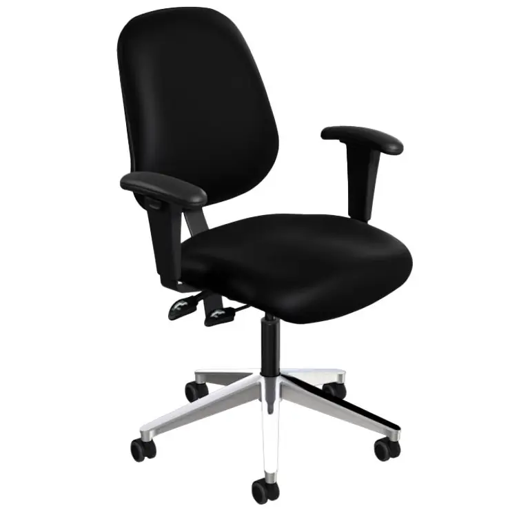 Amherst (AM) Cleanroom Chair with Cast Aluminum Base
