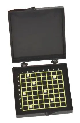 Conductive Containers GTP2020 Grid-Pak Component Handling Case, 2.0" x 2.0" x 0.25"