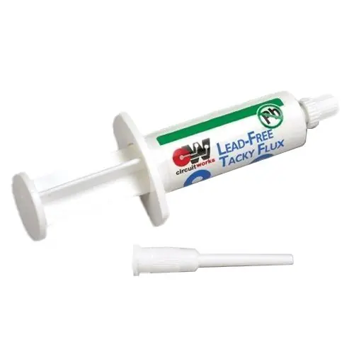 Chemtronics CW8700 CircuitWorks® Lead-Free Tacky Flux, 3.5g Syringe (Case of 12)