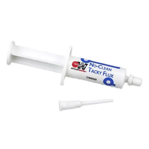 Chemtronics CW8500 CircuitWorks® No-Clean Tacky Flux, 3.5g Syringe (Case of 12)