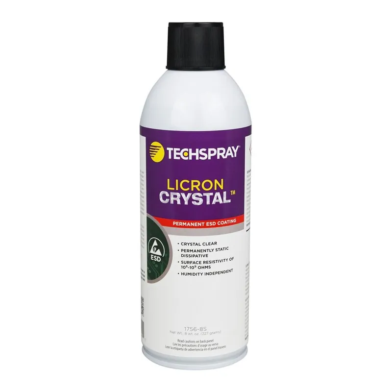 TechSpray 1756-8S Licron Crystal ESD-Safe Coating, 8 oz. Can