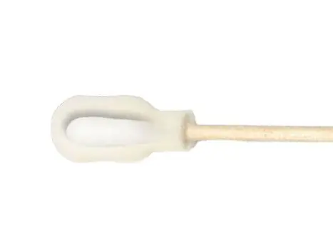 Chemtronics CF50 Foamtips™ Foam Over Cotton Swab with Wooden Handle, 6.1" OAL (Case of 24 Bags, 50 Swabs per Bag)