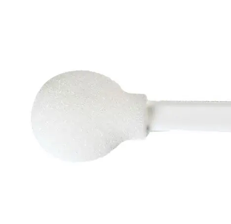 Chemtronics CF1050 Foamtips™ Foam Swabs with Round Head & Polypropylene Handle, 5" OAL (Case of 24 Bags, 50 Swabs per Bag)