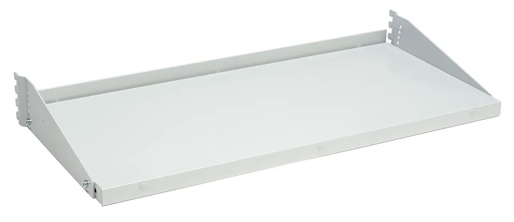 Treston 12" x 18" M20 Upright-Mounted Steel Tiltable Top Shelf with Lip