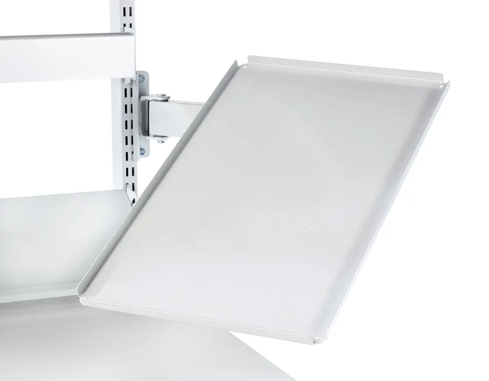 Treston 16" x 24" Adjustable Auxiliary Shelf with Double Articulating Arm