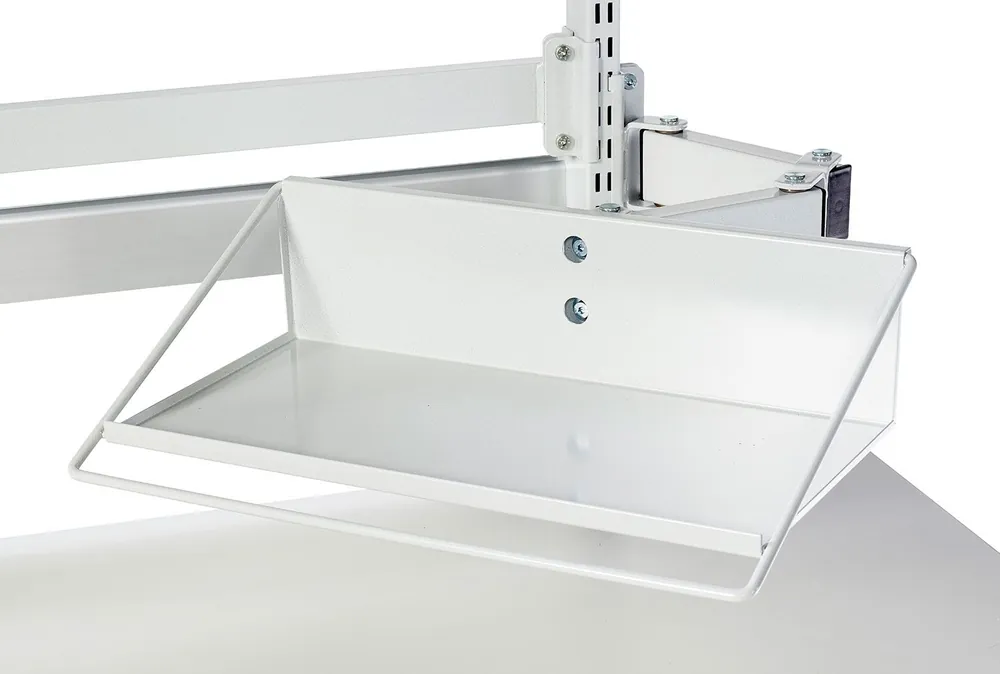 Treston 10" x 20" Upright-Mounted Apparatus Stand with Heavy-Duty Double Articulating Arm