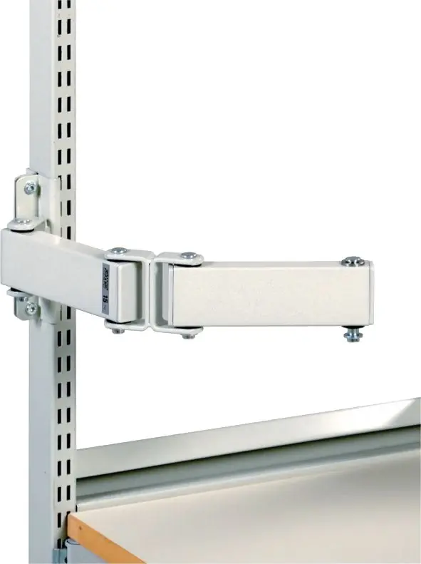 Treston Upright-Mounted ESD-Safe Double Articulating Arm