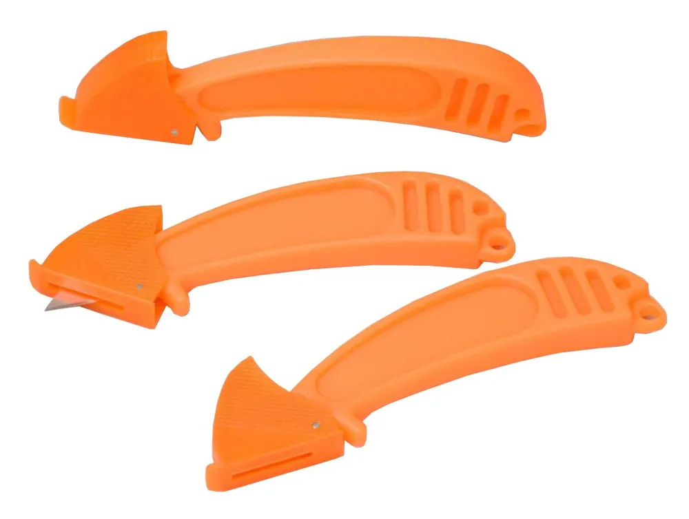 Micronova BC-01IR Sterile Retractable Bag Cutter, Orange (Case of 50)