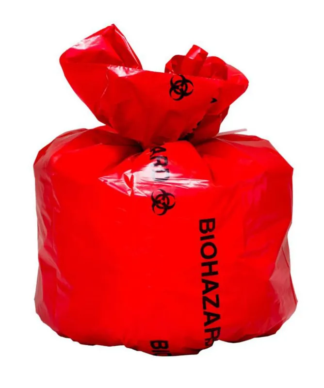 MicroNova BL Red Biohazard Waste Bags