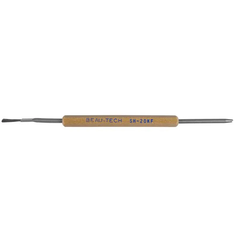 Beau Tech SH-20KF Double-Ended Standard Stainless Steel Brush & Fork