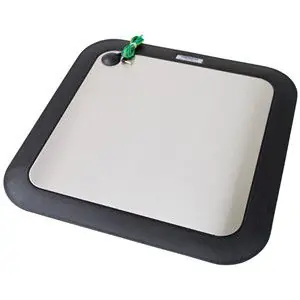 Desco 98273 Stainless Steel Foot Plate with Molded Base for 19280 Combo Tester