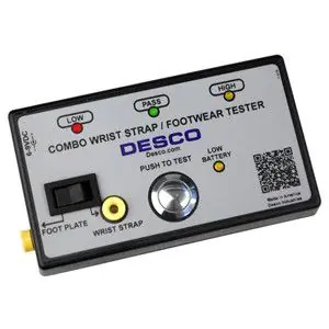 Desco 19280 Wrist Strap and Footwear Combo Tester