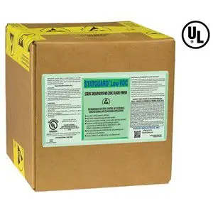 Statguard 10551 Low-VOC Dissipative Floor Finish, 5 Gallon Bag-in-Box