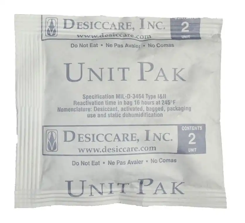 SCS 2PLDES150 Tyvek® Desiccant Pouch, 5" x 4.5", 2 Units (Pail of 150)