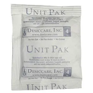 SCS 4PLDES500 Tyvek® Desiccant Pouch, 5" x 6.25", 4 Units (Drum of 500)