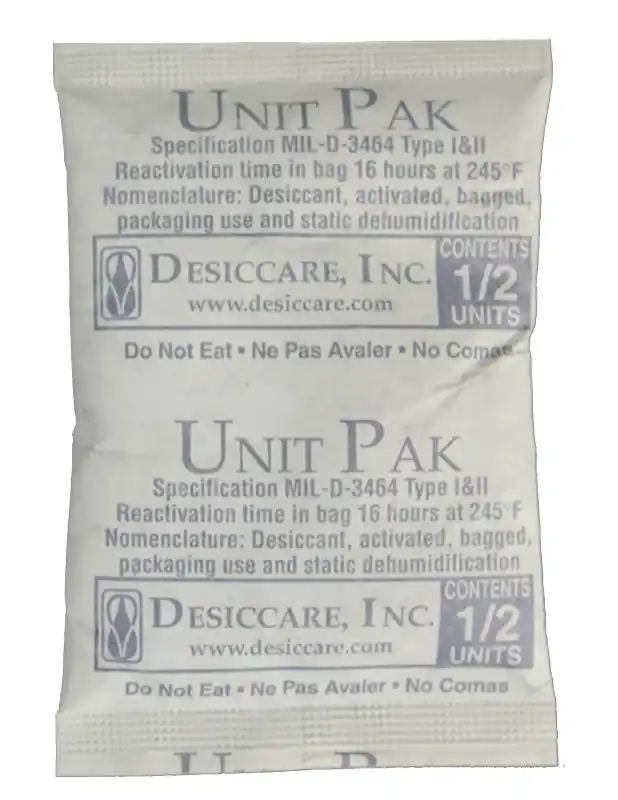 SCS 1/2PLDES550 Tyvek® Desiccant Pouch, 2.125" x 2.875", 1/2 Unit (Pail of 550)