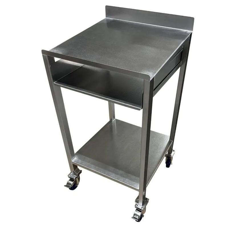 CleanPro® SSL-1105 24" x 24" Stainless Steel Mobile Shop Desk