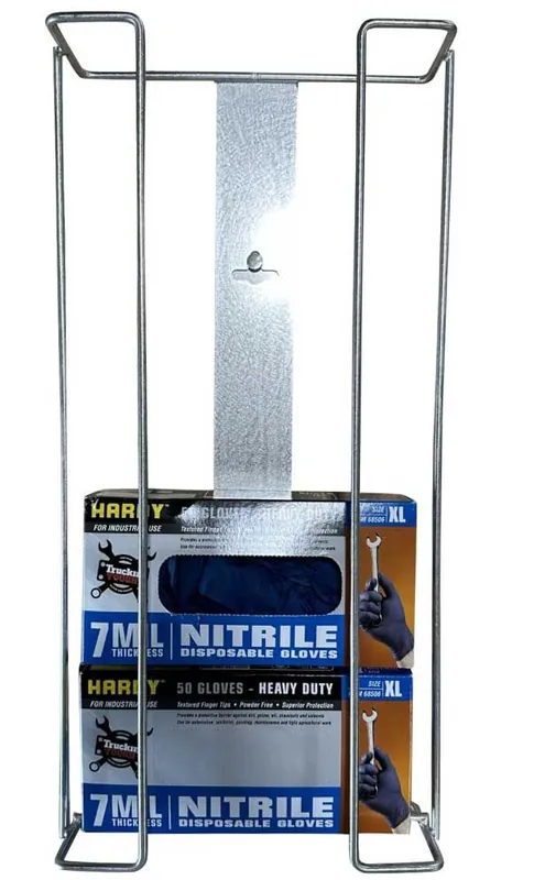 CleanPro® SSL-1012 Stainless Steel Glove Box Holder, 3.5" x 10.25" x 22.75"