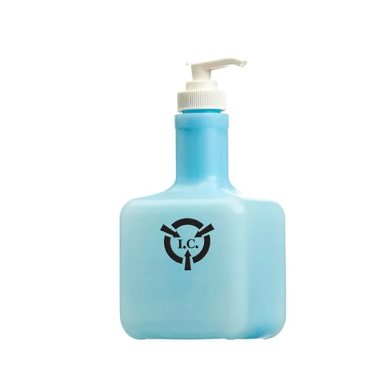 R&R Lotion ICL-16-CR-ESD IC ESD-Safe Pre-Glove Fragrance-Free Lotion, 16oz. Blue Squeeze Bottle