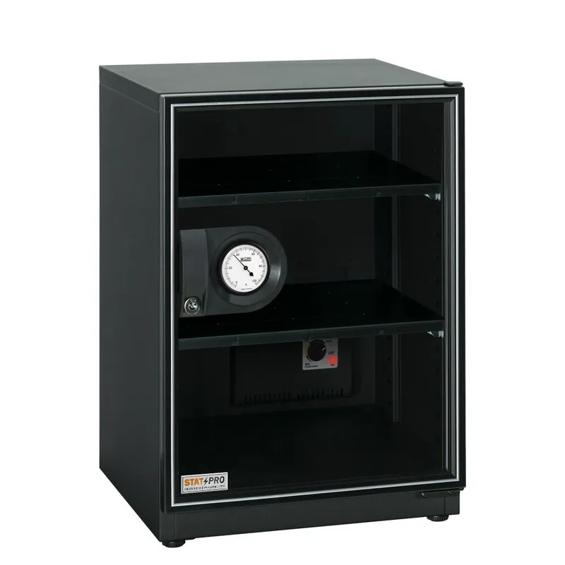 StatPro Compact Auto Dry Cabinet with Glass Door, 16.3" x 15.7" x 21.9"