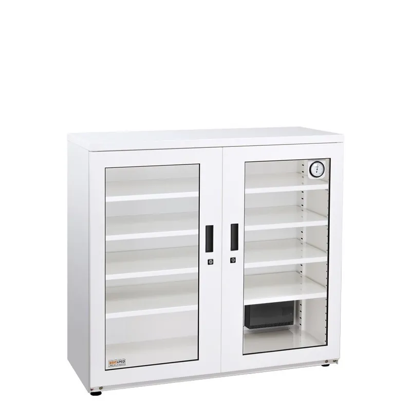 StatPro Home & Furniture Dry Cabinet with 2 Glass Doors, 18.3" x 41.7" x 38.2"
