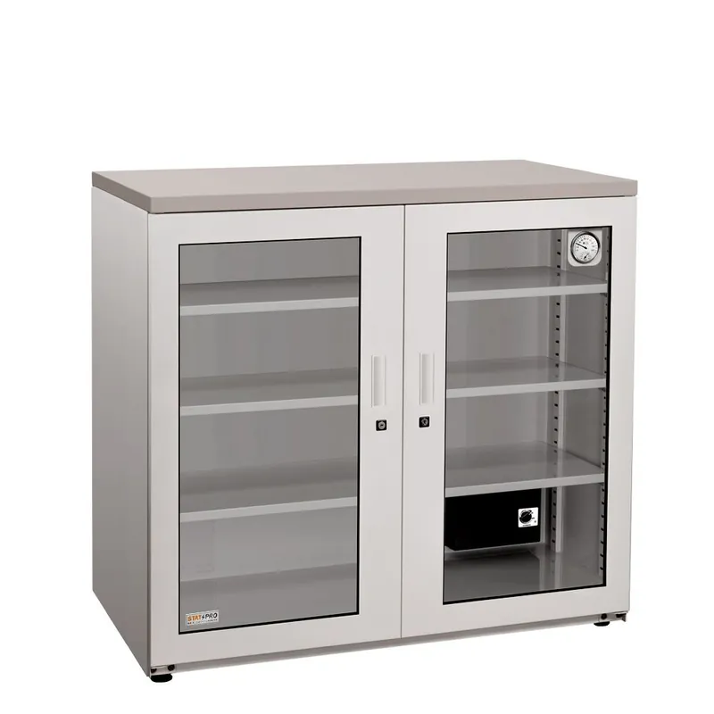 StatPro Professional & Spacious Dry Cabinet with 2 Glass Doors, 18.3" x 41.7" x 37.8"
