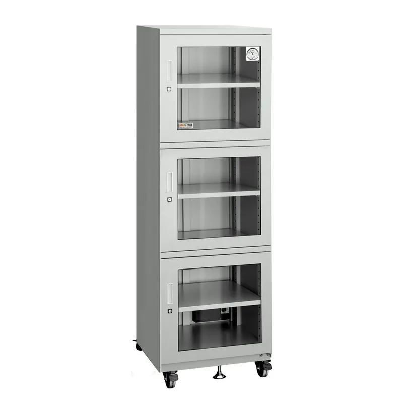StatPro Professional & Spacious Dry Cabinet with 3 Glass Doors, 26" x 23.6" x 76"