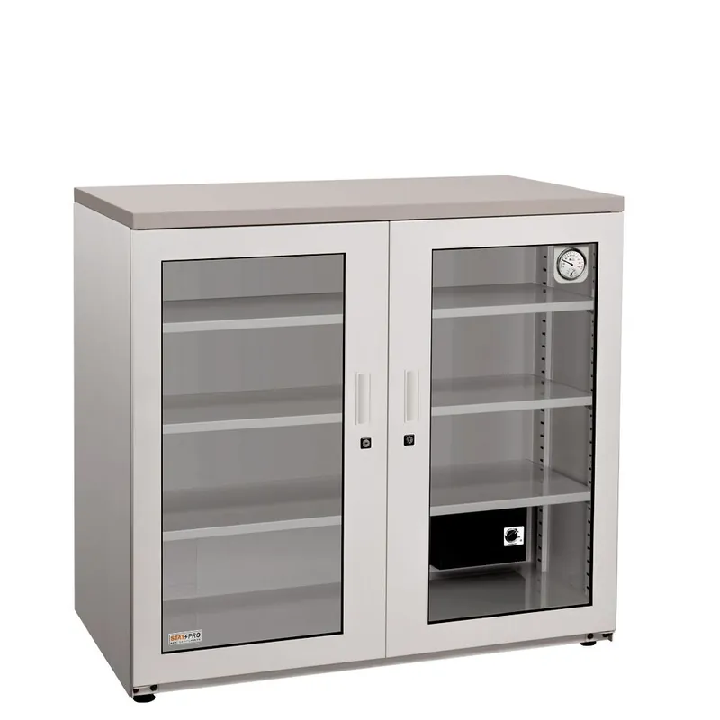 StatPro Professional & Spacious Dry Cabinet with 6 Glass Doors & 5 Drawers 18.3" x 41.7" x 79.5"