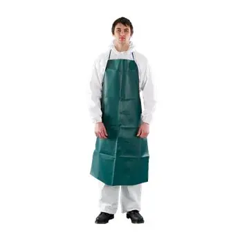 Ansell GR40-W-92-212 AlphaTec® 4000 Ultrasonically Welded Apron, Green, Universal