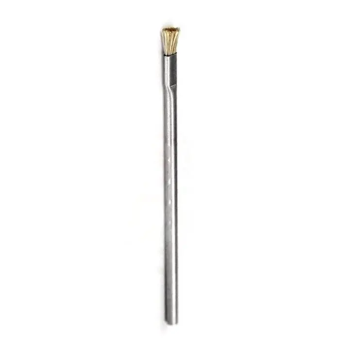 Gordon Brush SST6HH Anti-Static Applicator Brush with 5/16" Horse Hair Bristles, 5/16‘ Trim & 3/16" dia. Stainless Steel Tube Handle, 4-1/2" OAL