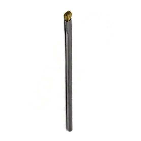 Gordon Brush SST12CK Anti-Static Applicator Brush with 1/2" Hog Hair Bristles, 3/4" Trim & 3/8" dia. Stainless Steel Tube Handle, 6" OAL