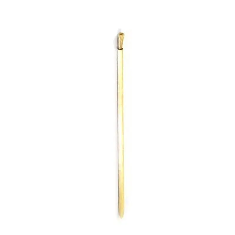 Gordon Brush WA7HH Anti-Static Applicator Brush with 3/16" dia. Horse Hair Bristles, 1/2" Trim & Wood Handle, 7" OAL