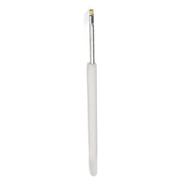 Gordon Brush 906500CK Insulative Instrument Cleaning Brush with 1/8" Hog Hair Bristles, 3/16" Trim & 1/4" dia. Plastic (Acetal) Handle, 4" OAL