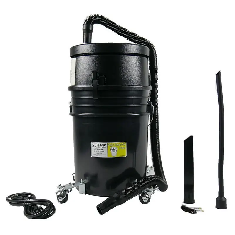 Atrix International ATIHCTV5CT ESD-Safe High Capacity Vacuum with HEPA Filtration, 5 Gallon