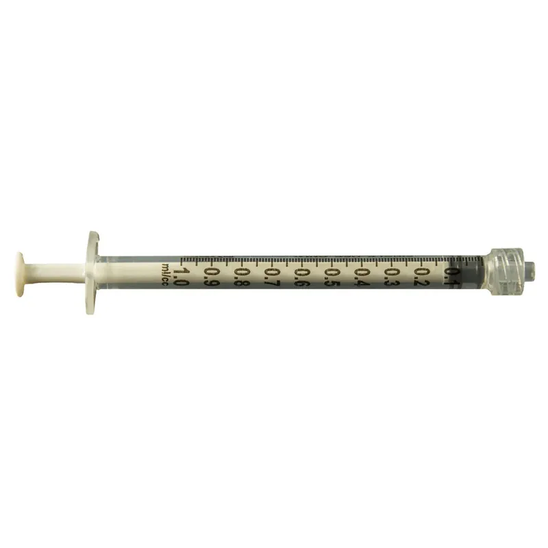 Jensen Global JG1CC-LL-100 Luer Lock Calibrated Manual Asembled Syringe, 1cc (Bag of 100)