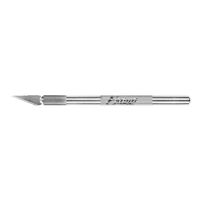 Excel Blades 16001 K1 Aluminum Craft Knife with Safety Cap-Carded Body, includes No. 11 Blade