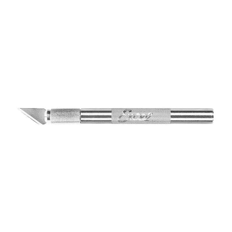 Excel Blades 16002 K2 Aluminum Medium Duty Knife with Safety Cap-Carded Body, includes No. 24 Blade