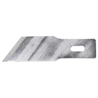 Excel Blades 20019 No. 19 Carbon Steel Sharp Edge Angled Blades, Pack of 5