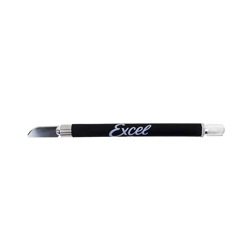 Excel Blades 16003 K3 Plastic Pen Knife with Safety Cap-Carded Body, includes No. 10 Curved Blade
