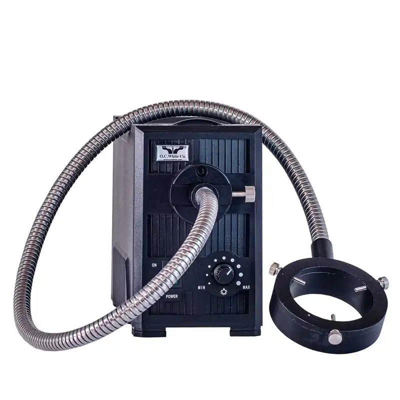 OC White ML3000-A Micro-Lite® Fiber-Optic LED Light Box with Annular Ring Light Attachment